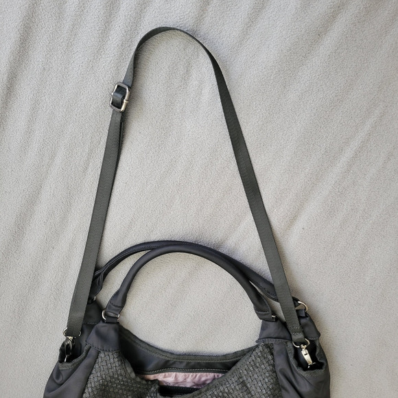 ZEE ALEXIS Purse Black Woven Boho Handbag Crossbody Strap Textured Tote Casual - Picture 3 of 14